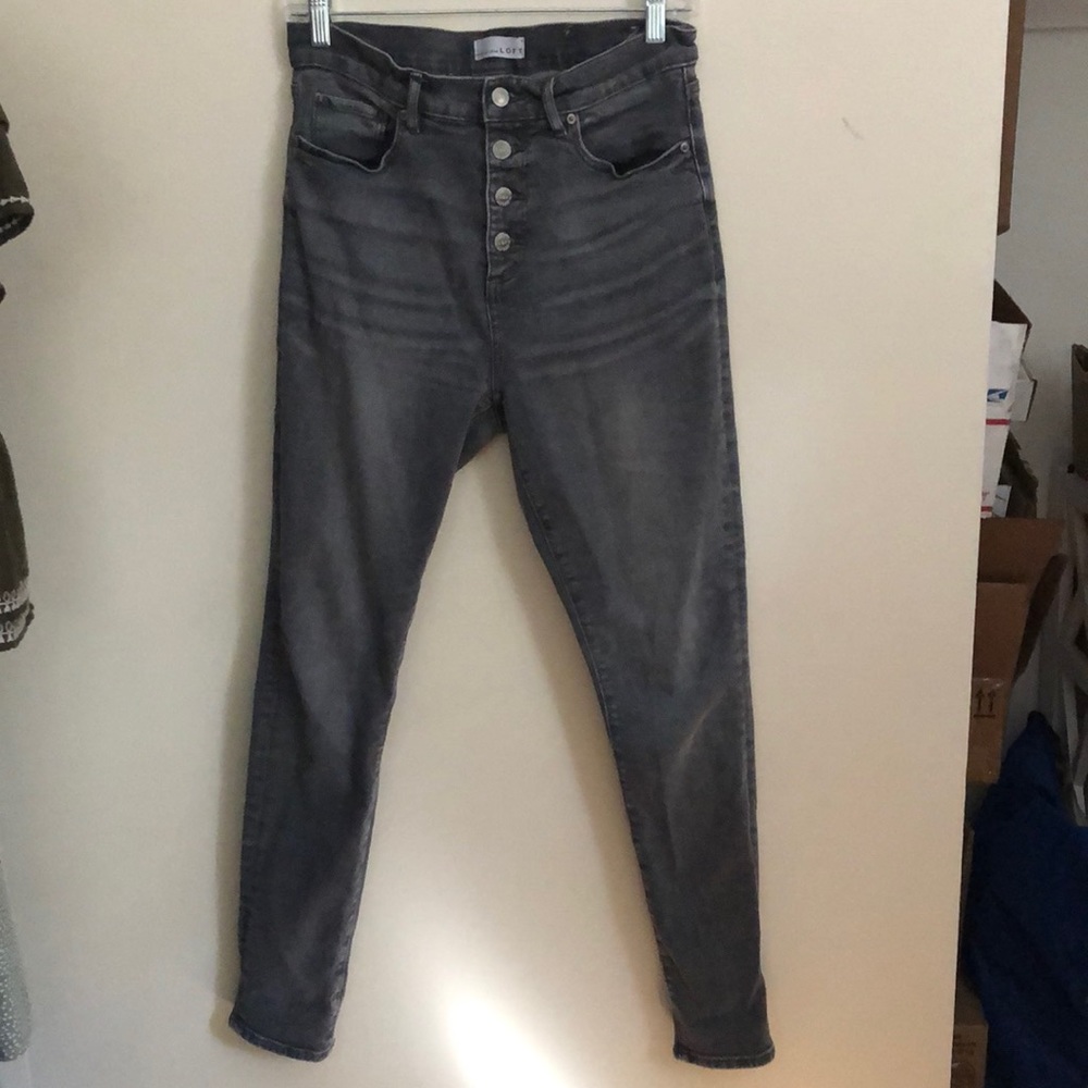 Loft high waist skinny jeans